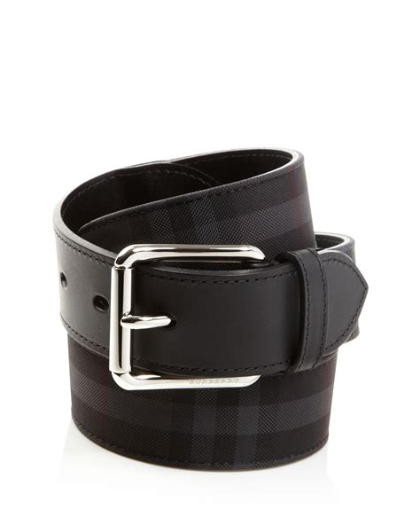 burberry horseferry check belt charcoal black|Burberry Horseferry Check Belt, Charcoal/black .